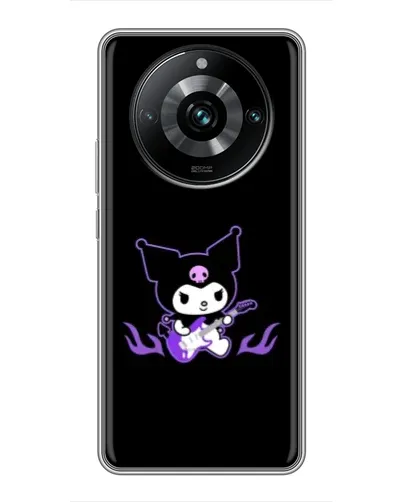 Чехол для Realme 11 Pro Plus с картинкой «Электрическая Kuromi» Чехол для Realme 11 Pro Plus с картинкой «Электрическая Kuromi»