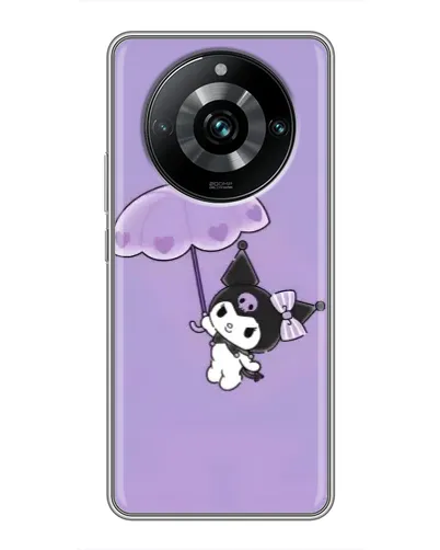 Чехол для Realme 11 Pro Plus с картинкой «Kuromi с зонтиком» Чехол для Realme 11 Pro Plus с картинкой «Kuromi с зонтиком»