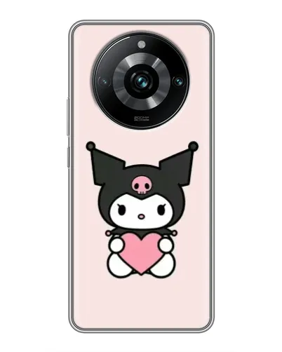 Чехол для Realme 11 Pro Plus с картинкой «Kuromi и сердце» Чехол для Realme 11 Pro Plus с картинкой «Kuromi и сердце»