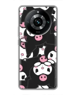 Чехол для Realme 11 Pro Plus с картинкой «Паттерн голов Куроми»