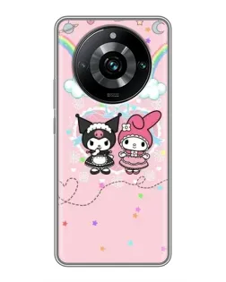 Чехол для Realme 11 Pro Plus с картинкой «My Melody и Kuromi»