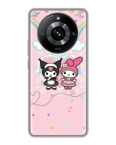 Чехол для Realme 11 Pro Plus с картинкой «My Melody и Kuromi» Чехол для Realme 11 Pro Plus с картинкой «My Melody и Kuromi»