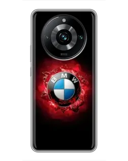 Чехол для Realme 11 Pro Plus с картинкой «Логотип BMW — вспышка»