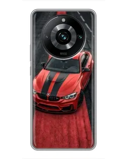 Чехол для Realme 11 Pro Plus с картинкой «BMW на красной дорожке»