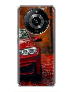 Чехол для Realme 11 Pro Plus с картинкой «Осенняя BMW M4»