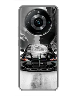 Чехол для Realme 11 Pro Plus с картинкой «BMW — акварельный дрифт»