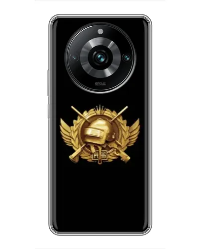 Чехол для Realme 11 Pro Plus с картинкой «PUBG — оранжевый градиент»