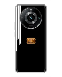 Чехол для Realme 11 Pro Plus с картинкой «PUBG — вертикальные линии»