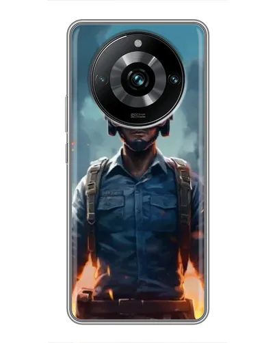 Чехол для Realme 11 Pro Plus с картинкой «PUBG — реалистичный герой»