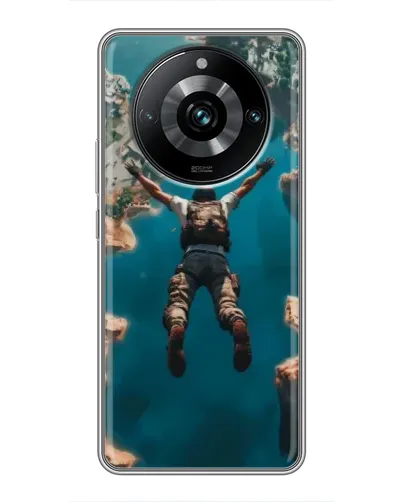Чехол для Realme 11 Pro Plus с картинкой «PUBG — свободное падение»