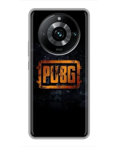 Чехол для Realme 11 Pro Plus с картинкой «PUBG — золотой логотип»