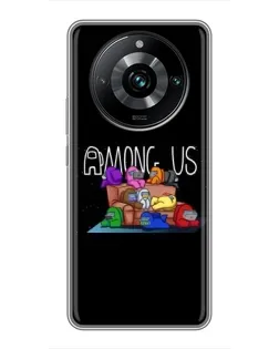 Чохол для Realme 11 Pro Plus з картинкою «Логотип Among Us» Чохол для Realme 11 Pro Plus з картинкою «Логотип Among Us»
