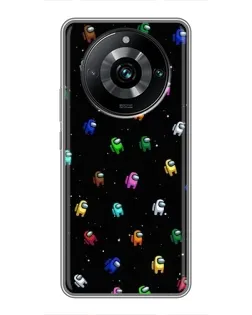 Чохол для Realme 11 Pro Plus з картинкою «Екіпаж Among Us»