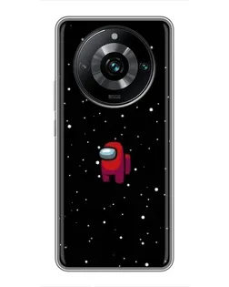 Чохол для Realme 11 Pro Plus з картинкою «Червоний Among Us»