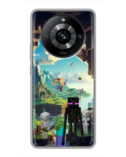 Чохол для Realme 11 Pro Plus з картинкою «Ендермен у лісі»
