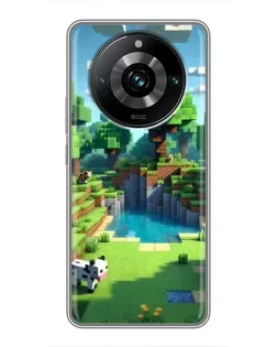 Чохол для Realme 11 Pro Plus з картинкою «Minecraft літній день»