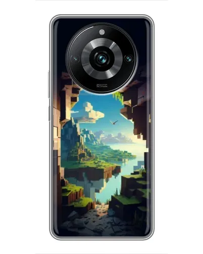 Чохол для Realme 11 Pro Plus з картинкою «Вид з печери»