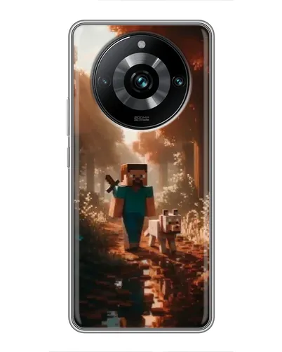 Чохол для Realme 11 Pro Plus з картинкою «Стів у лісі»