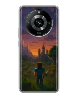 Чохол для Realme 11 Pro Plus з картинкою «Стів біля вежі»
