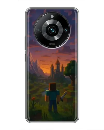 Чохол для Realme 11 Pro Plus з картинкою «Стів біля вежі»