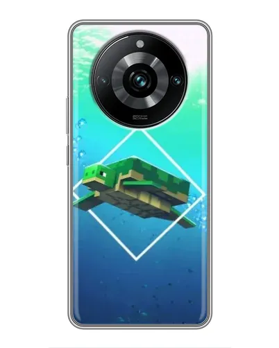 Чехол для Realme 11 Pro Plus с картинкой «Черепаха Minecraft» Чехол для Realme 11 Pro Plus с картинкой «Черепаха Minecraft»