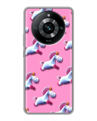 Чехол для Realme 11 Pro Plus с картинкой «Единороги на розовом» Чехол для Realme 11 Pro Plus с картинкой «Единороги на розовом»