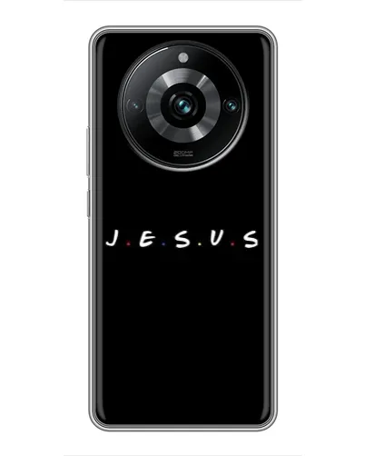 Чехол для Realme 11 Pro Plus с картинкой «Точки веры J.E.S.U.S.»