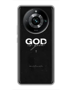 Чехол для Realme 11 Pro Plus с картинкой «GOD — Бог над всем»
