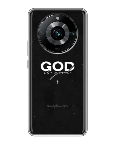 Чехол для Realme 11 Pro Plus с картинкой «GOD — Бог над всем»