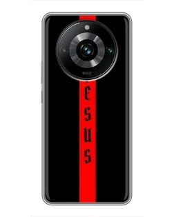 Чехол для Realme 11 Pro Plus с картинкой «Красная линия веры»