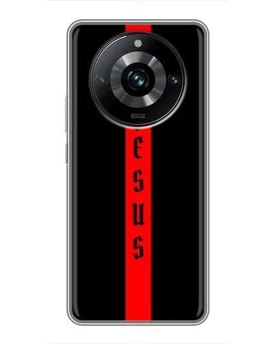 Чехол для Realme 11 Pro Plus с картинкой «Красная линия веры»