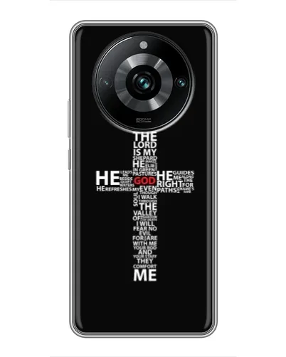 Чохол для Realme 11 Pro Plus з картинкою «Текстовий хрест» Чохол для Realme 11 Pro Plus з картинкою «Текстовий хрест»