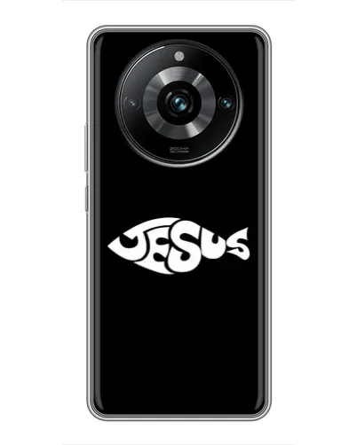 Чохол для Realme 11 Pro Plus з картинкою «Риба Jesus» Чохол для Realme 11 Pro Plus з картинкою «Риба Jesus»