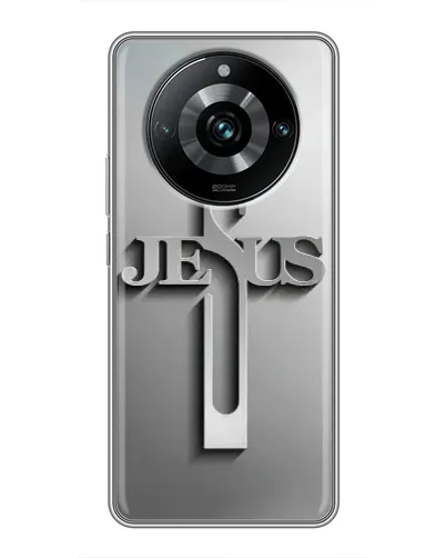 Чохол для Realme 11 Pro Plus з картинкою «Металевий хрест Jesus» Чохол для Realme 11 Pro Plus з картинкою «Металевий хрест Jesus»