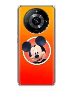 Чехол для Realme 11 Pro Plus с картинкой «Mickey в круге»