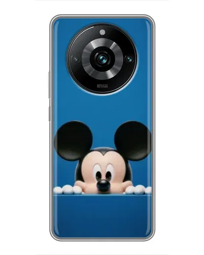 Чехол для Realme 11 Pro Plus с картинкой «Микки выглядывает»