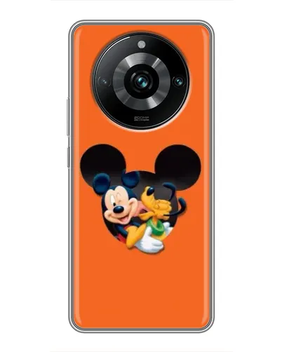 Чехол для Realme 11 Pro Plus с картинкой «Сердце Микки Минни»