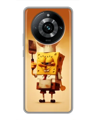 Чохол для Realme 11 Pro Plus з картинкою «Губка Боб кухар» Чохол для Realme 11 Pro Plus з картинкою «Губка Боб кухар»