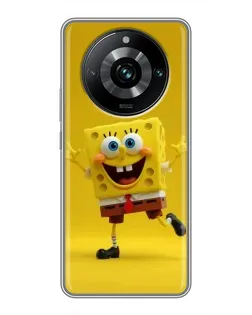 Чохол для Realme 11 Pro Plus з картинкою «Позитивний Губка Боб»