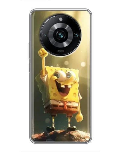 Чохол для Realme 11 Pro Plus з картинкою «Сяючий Спанч Боб» Чохол для Realme 11 Pro Plus з картинкою «Сяючий Спанч Боб»