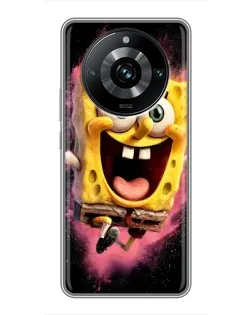 Чохол для Realme 11 Pro Plus з картинкою «Вибуховий Спанч Боб»