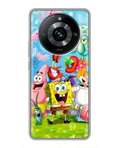 Чохол для Realme 11 Pro Plus з картинкою «Губка Боб та друзі» Чохол для Realme 11 Pro Plus з картинкою «Губка Боб та друзі»