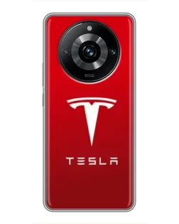 Чехол для Realme 11 Pro Plus с картинкой «Tesla Red Classic»