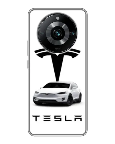 Чехол для Realme 11 Pro Plus с картинкой «Tesla White Style»
