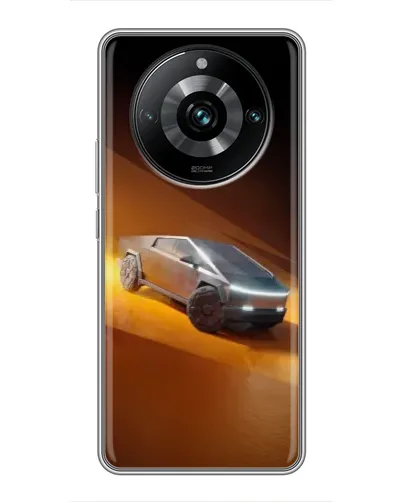 Чехол для Realme 11 Pro Plus с картинкой «Cybertruck в пустыне»