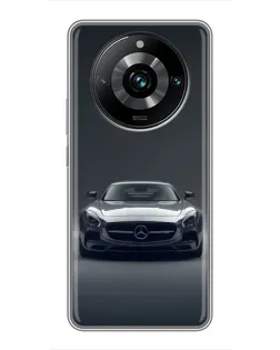 Чохол для Realme 11 Pro Plus з картинкою «Mercedes на чорному»