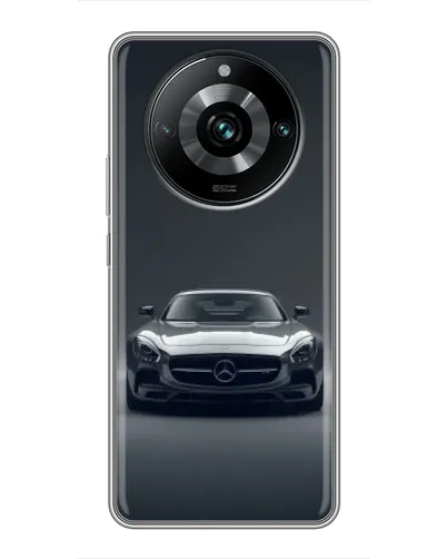 Чохол для Realme 11 Pro Plus з картинкою «Mercedes на чорному»