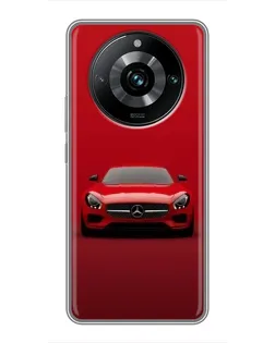 Чохол для Realme 11 Pro Plus з картинкою «Червоний Mercedes AMG»