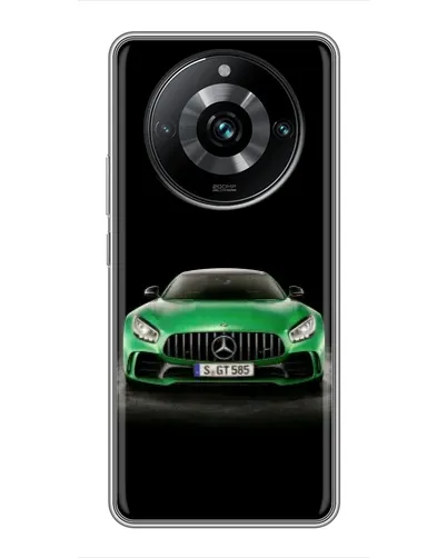 Чохол для Realme 11 Pro Plus з картинкою «Mercedes — неоновий лого»