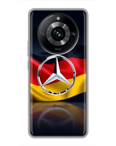 Чохол для Realme 11 Pro Plus з картинкою «Mercedes — прапор Німеччини»